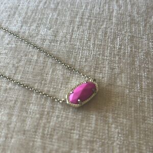 Hot Pink Kendra Scott Elisa Necklace